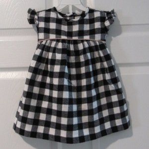 Gymboree Girl's Checkered Dress with Diaper Cover 12-18 mos